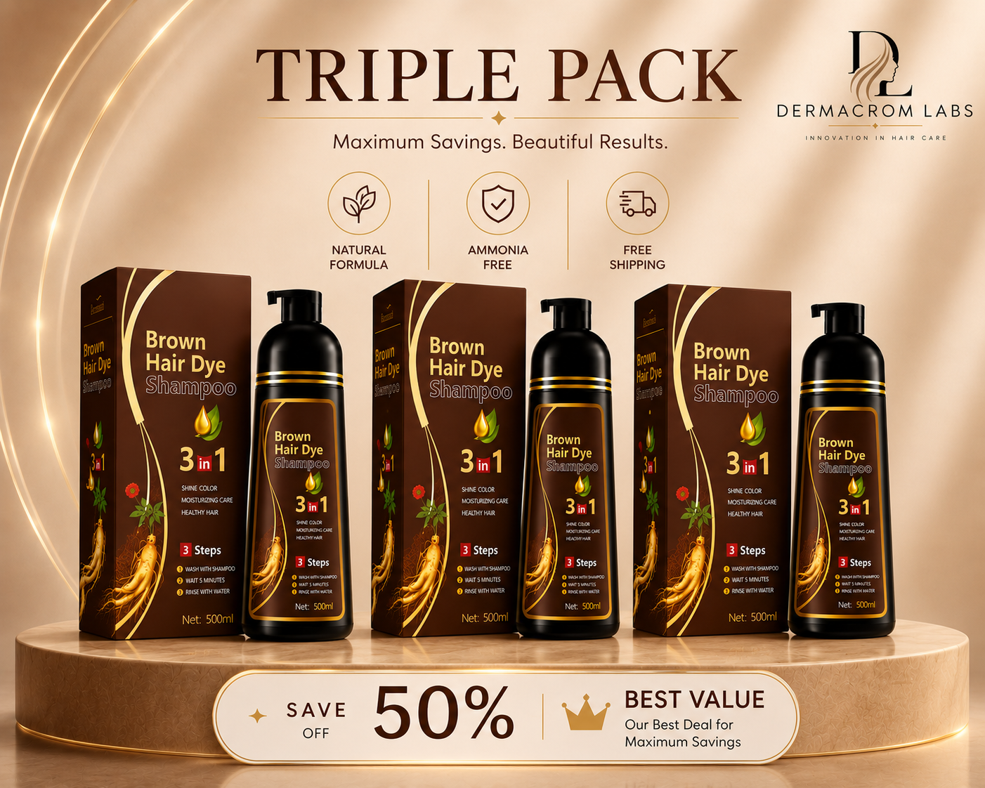 Tratamiento Reversor de Canas Advanced 3 en 1