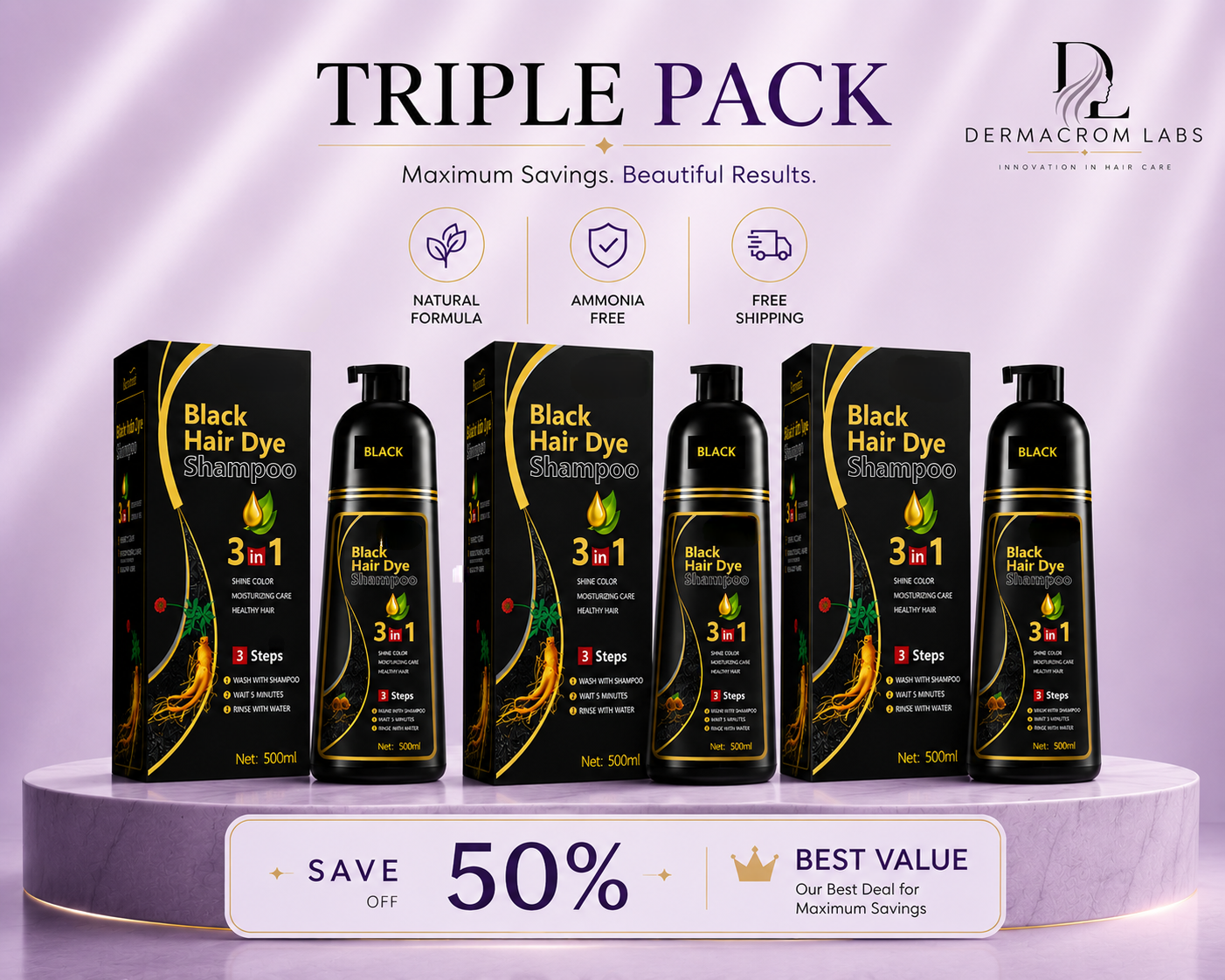 Tratamiento Reversor de Canas Advanced 3 en 1