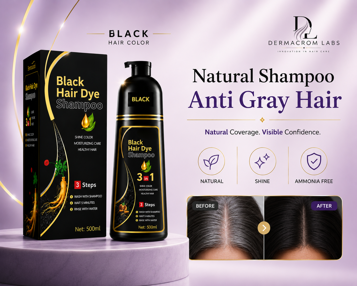 Tratamiento Reversor de Canas Advanced 3 en 1