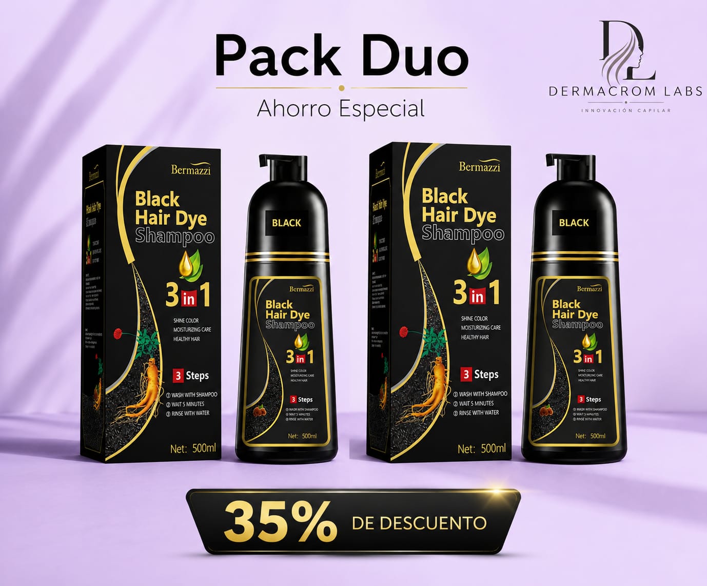 Tratamiento Reversor de Canas Advanced 3 en 1