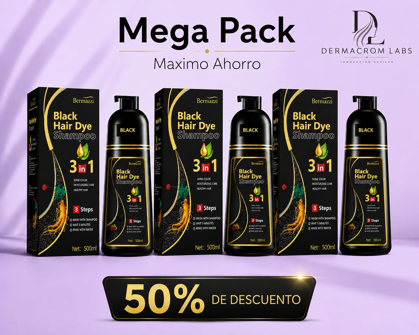 Tratamiento Reversor de Canas Advanced 3 en 1