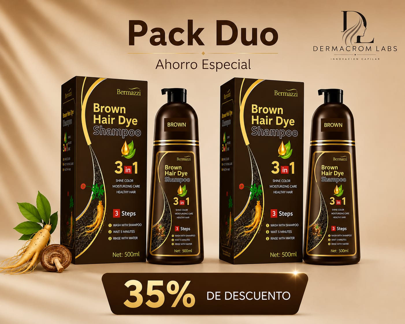 Tratamiento Reversor de Canas Advanced 3 en 1